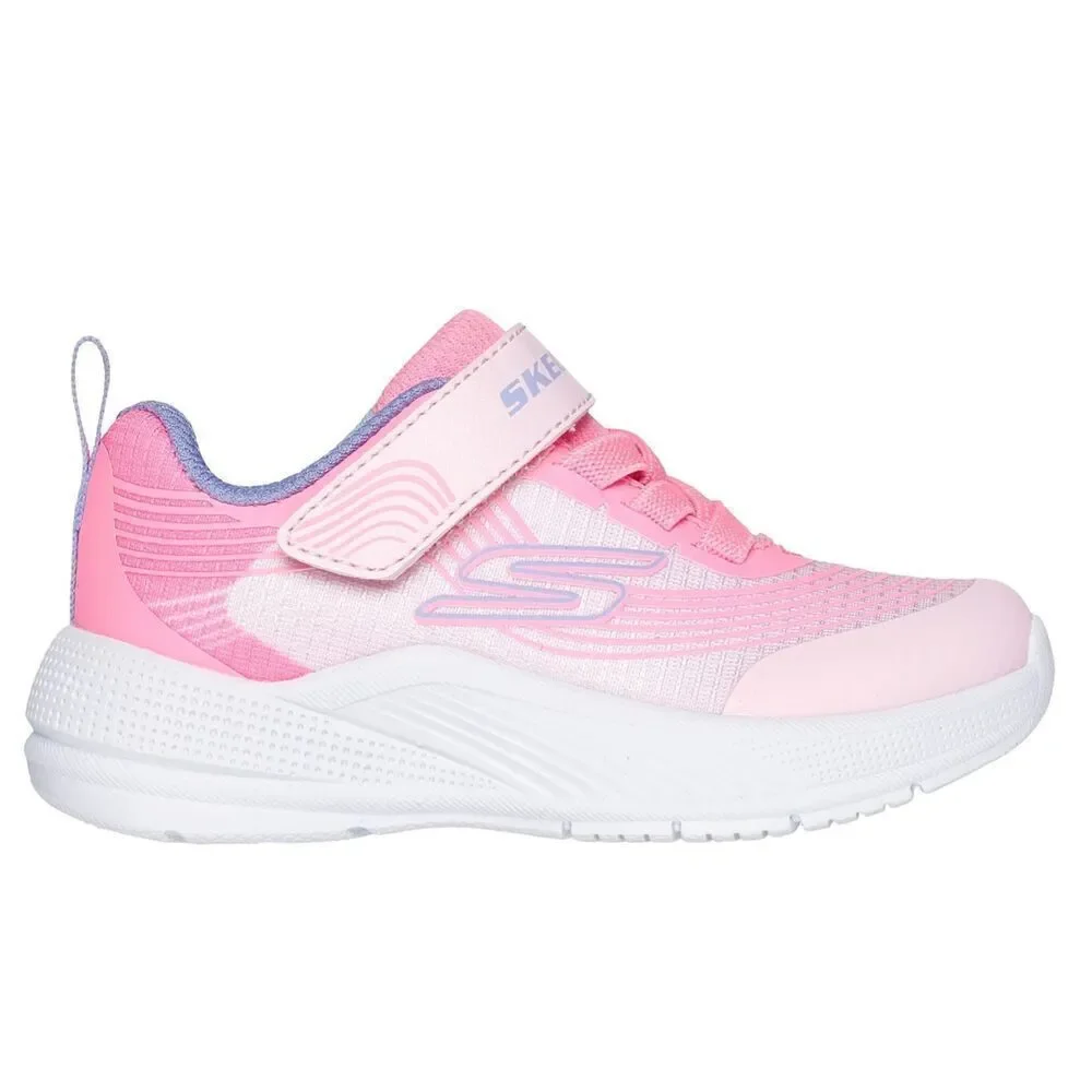 Skechers Girls Kids  Size11 Microspec Advance Hook & Loop Sneakers